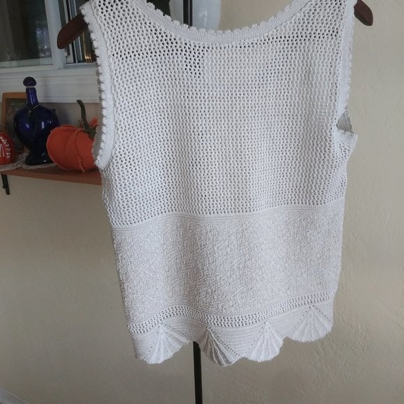 Knitted tank size M tan gray - Picture 6 of 9